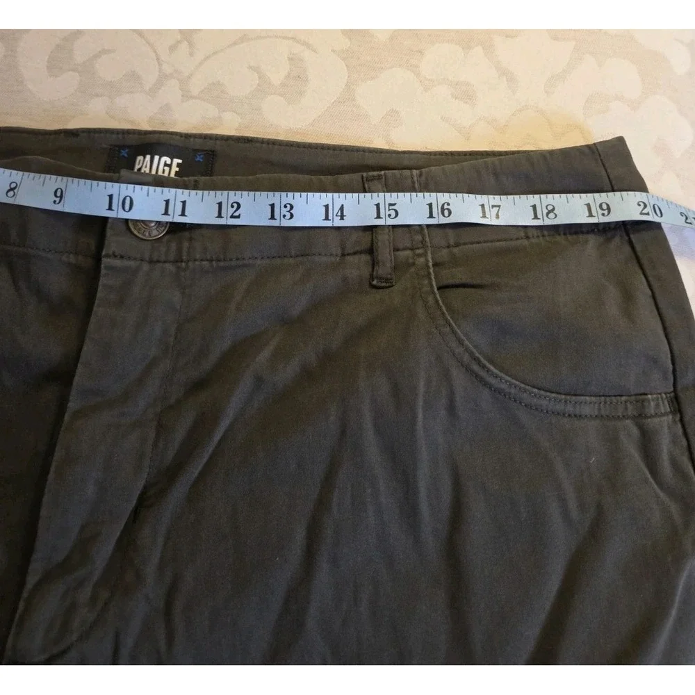 PAIGE Mens Ronin Tapered Slim Cut Cargo Pants Shaded Glen Sz 38 X 33 NEW! $219 - Picture 9 of 15